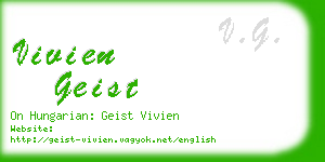 vivien geist business card